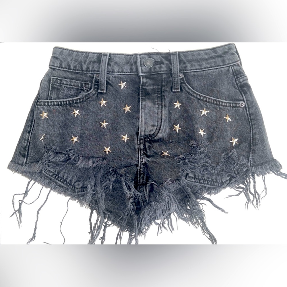DevyMortals, Heavy Metal Distressed Biker Shorts